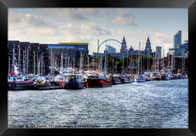 Brunswick Dock, Liverpool Framed Print by Tom Gomez