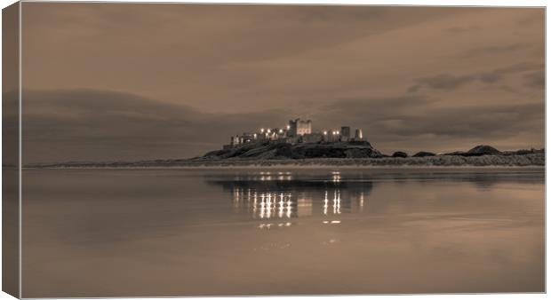The Castle by night Canvas Print by Naylor's Photography