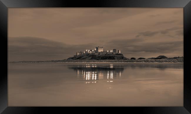 The Castle by night Framed Print by Naylor's Photography