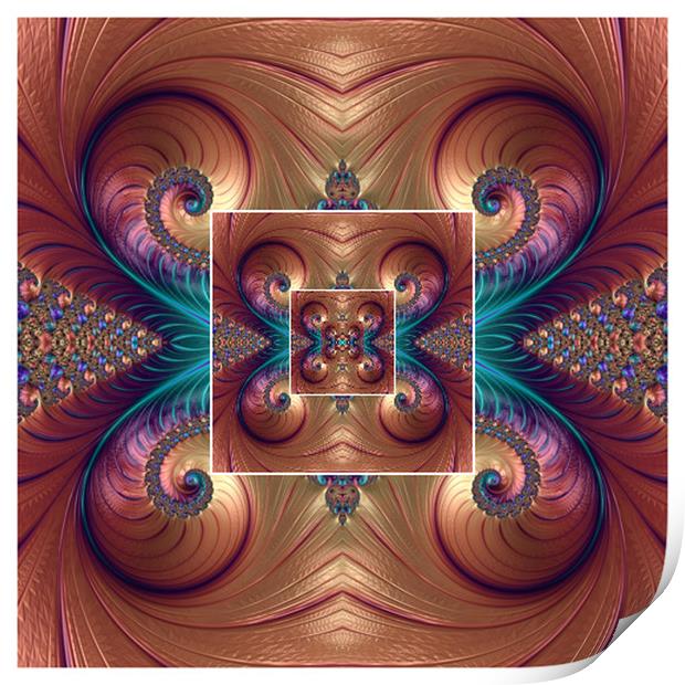 Infinite Spirals  Print by Steve Purnell