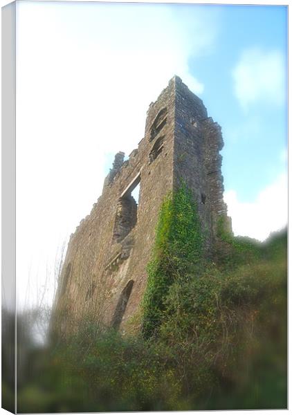 Laugharne Castle Canvas Print by Brian Spooner