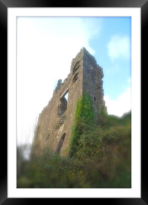 Laugharne Castle Framed Mounted Print by Brian Spooner