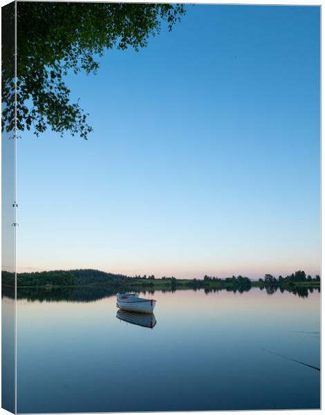 Serenity of Loch Rusky Canvas Print by Tommy Dickson