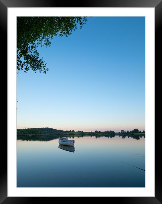 Serenity of Loch Rusky Framed Mounted Print by Tommy Dickson