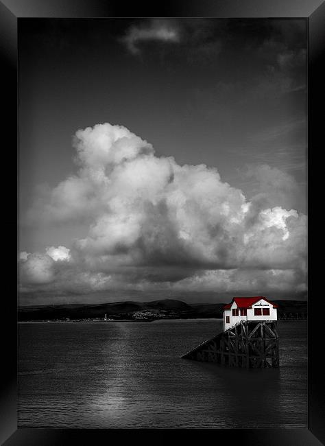 MUMBLES LIFEBOAT STATION Framed Print by Anthony R Dudley (LRPS)