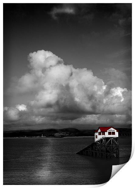 MUMBLES LIFEBOAT STATION Print by Anthony R Dudley (LRPS)