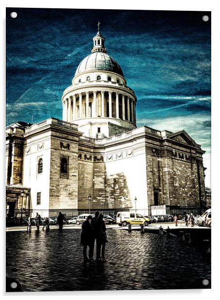 Pantheon, Paris Acrylic by Philip Teale