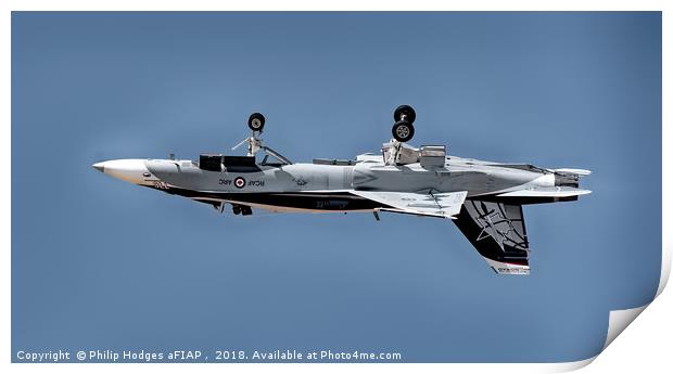 CF-18 RCAF Inverted Print by Philip Hodges aFIAP ,