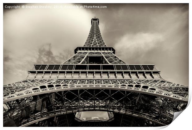 Eiffel Tower - #3 Print by Stephen Stookey