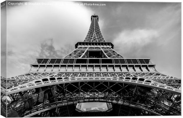 Eiffel Tower - #1 Canvas Print by Stephen Stookey