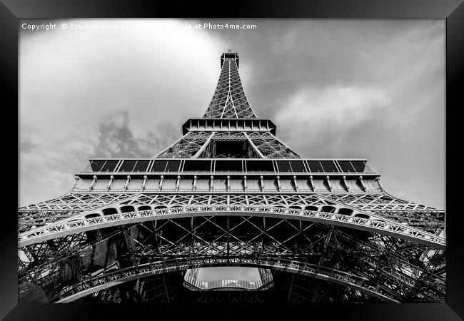 Eiffel Tower - #1 Framed Print by Stephen Stookey