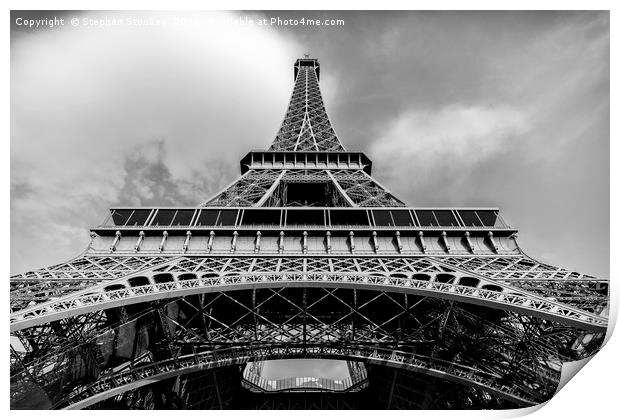 Eiffel Tower - #1 Print by Stephen Stookey