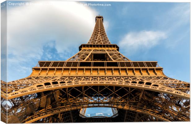 Eiffel Tower - #2 Canvas Print by Stephen Stookey