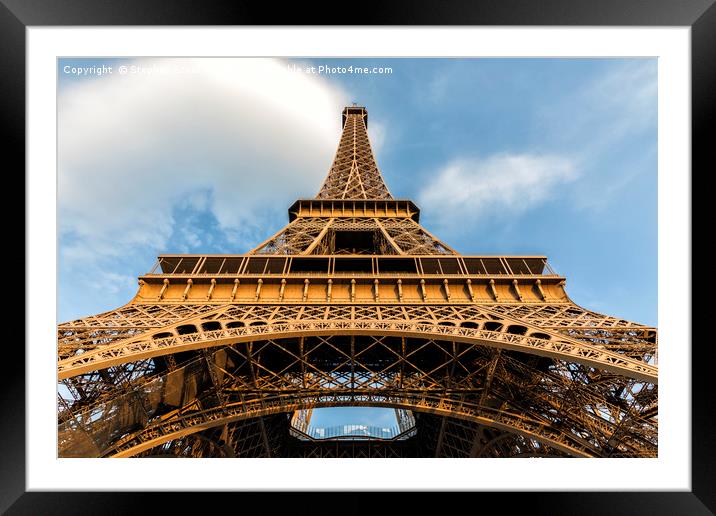Eiffel Tower - #2 Framed Mounted Print by Stephen Stookey