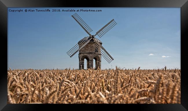 Chesterton windmill Framed Print by Alan Tunnicliffe