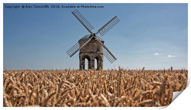 Chesterton windmill Print by Alan Tunnicliffe