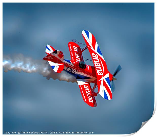 Pitts Special G-EWIZ 2018 Print by Philip Hodges aFIAP ,