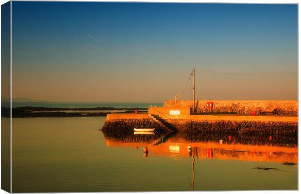 Groomsport Harbour Canvas Print by Stephen Maxwell