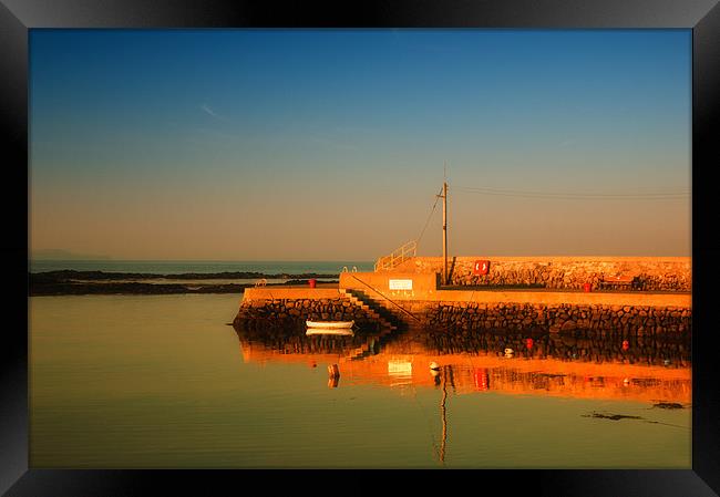 Groomsport Harbour Framed Print by Stephen Maxwell