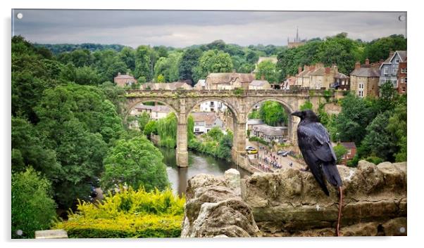 Knaresborough   Acrylic by Victor Burnside