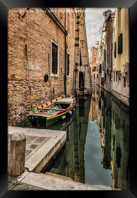 Rio Malatin, Venice Framed Print by Ian Collins