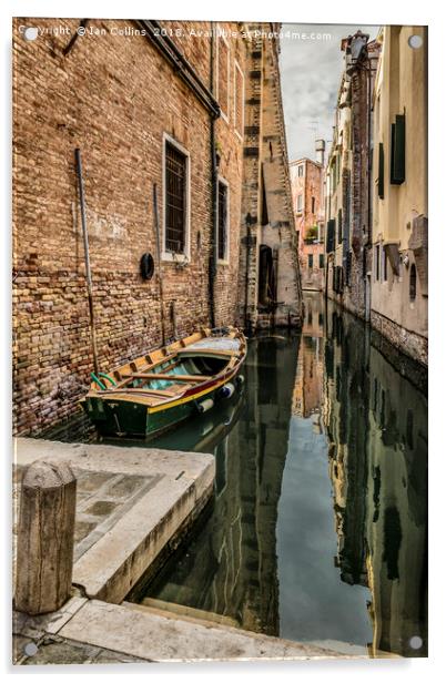 Rio Malatin, Venice Acrylic by Ian Collins