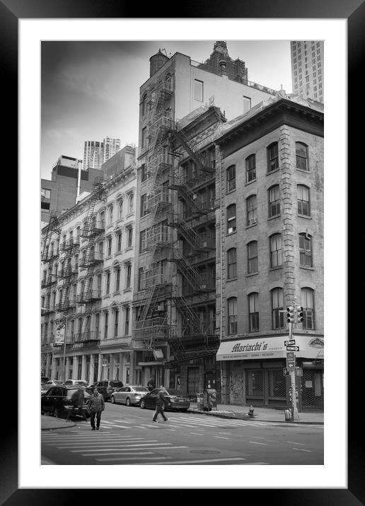 Upper West Side, New York City Framed Mounted Print by Gair Brisbane
