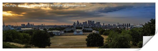 Panorama of London Print by Andrew Nutting