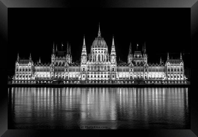 Hungarian Parliament Building Budapest Framed Print by David Schofield