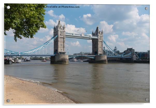 Tower Bridge in London Acrylic by Mark Roper