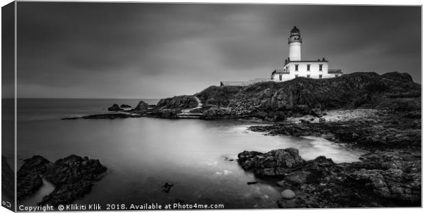 Turnberry Lighthouse Canvas Print by Angela H