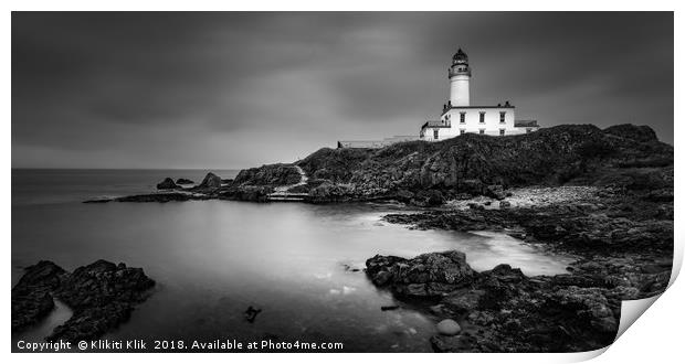 Turnberry Lighthouse Print by Angela H