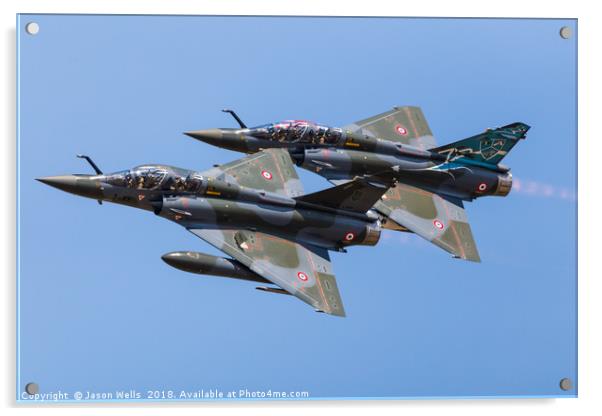 Mirage 2000D pair Couteau Delta Acrylic by Jason Wells
