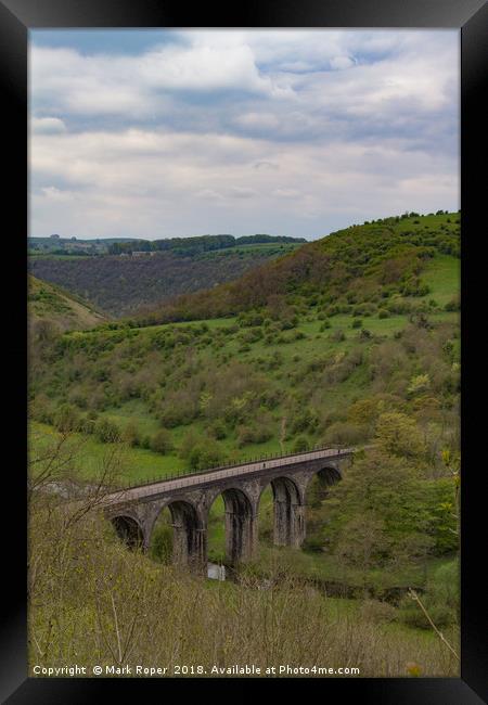 Monsal Dale Viaduct, Derbyshire Framed Print by Mark Roper