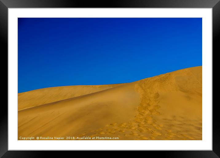 Dune 7 Namibia Framed Mounted Print by Rosaline Napier