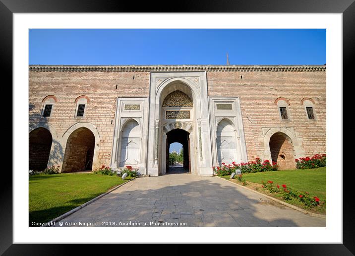 Imperial Gate in Istanbul Framed Mounted Print by Artur Bogacki