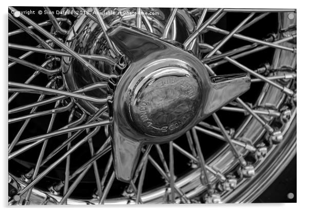 Wire Wheel Acrylic by Sion Dafydd