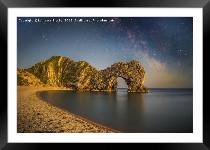 The Door to the Milkyway Framed Mounted Print by Laurence Bigsby