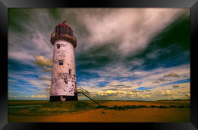 Talacre Lighthouse 5 Framed Print by colin ashworth