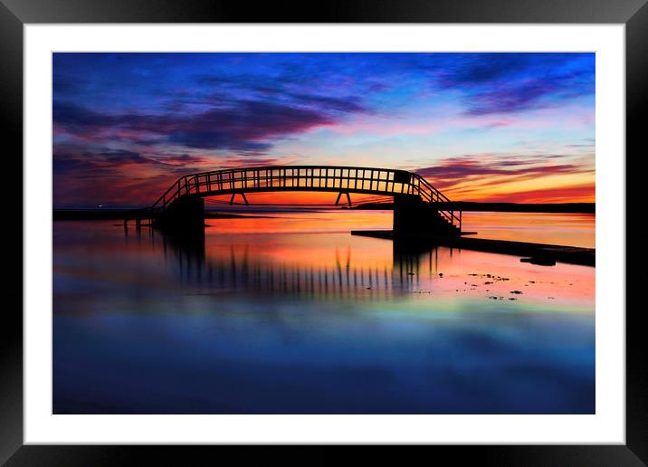 Bridge to nowhere Framed Mounted Print by JC studios LRPS ARPS