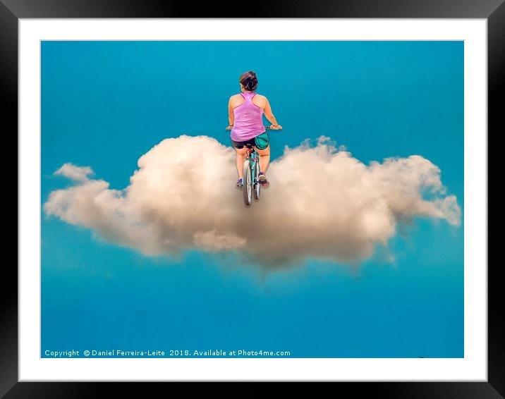 Driving to Heaven Conceptual Photo Framed Mounted Print by Daniel Ferreira-Leite