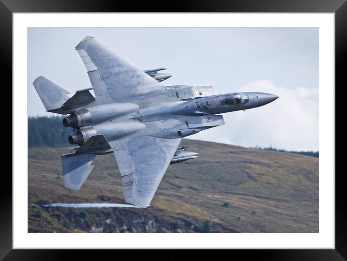 McDonnell Douglas F-15 Eagle Framed Mounted Print by Rory Trappe