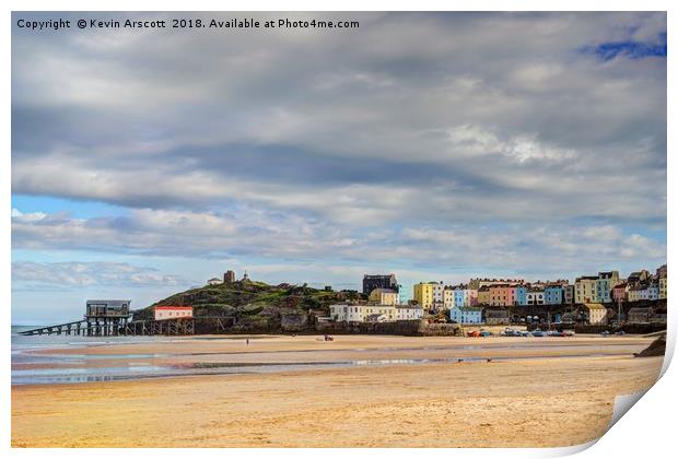 Tenby Harbour Print by Kevin Arscott