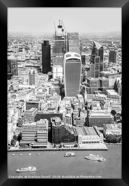 London View Framed Print by Svetlana Sewell