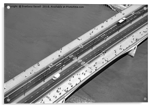 Aerial Bridge Acrylic by Svetlana Sewell