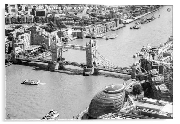 London Bridge Acrylic by Svetlana Sewell