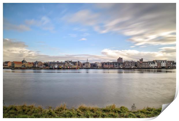 Historical King’s Lynn from across the Ouse Print by Gary Pearson