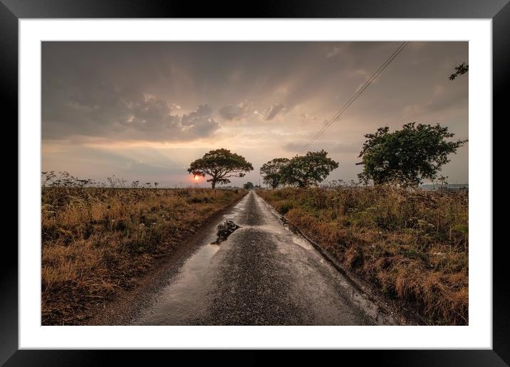 Sunrise on the outskirts of Ringstead  Framed Mounted Print by Gary Pearson