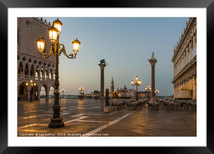 Sunrise in San Marco Framed Mounted Print by Ian Collins