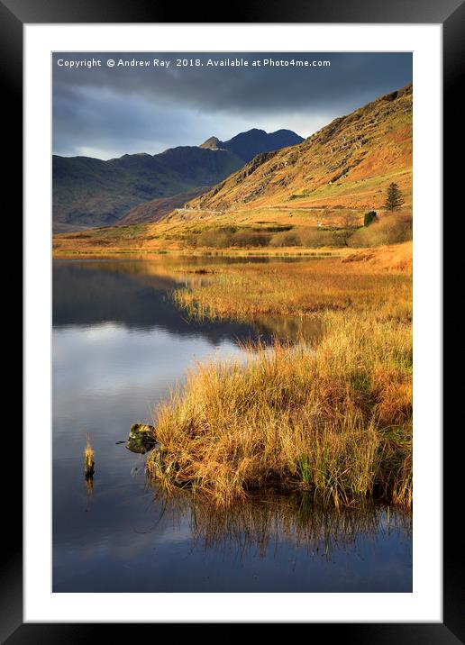 Llyn Lockwood Framed Mounted Print by Andrew Ray
